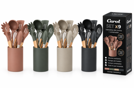 SET UTENSILLOS X8PCS CAROL